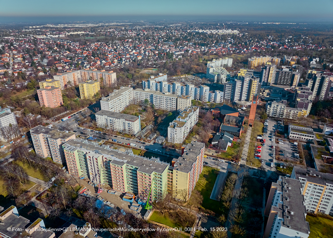 15.02.2023 - Sanierung an der Kurt-Eisner-Straße in Neuperlach